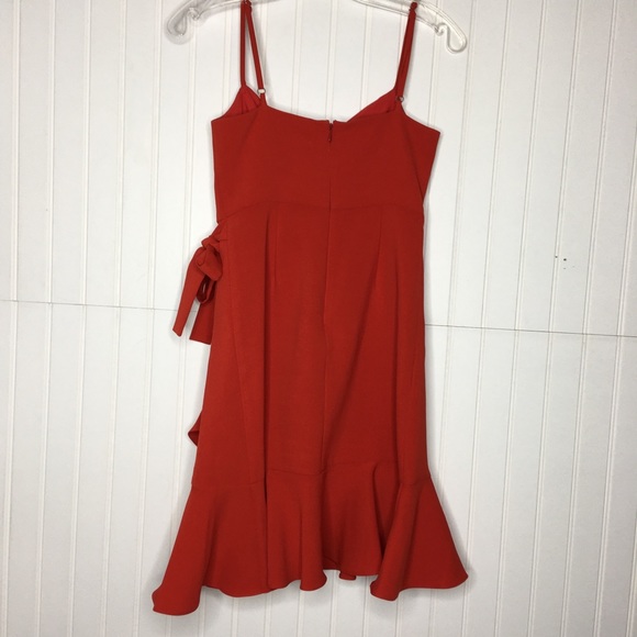 Likely Ruffled Red Mini Dress - Picture 7 of 9